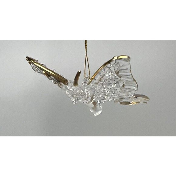 Beautiful Vintage Glass Christmas Tree Ornaments Butterfly Hearts Poinsettia - Picture 3 of 16
